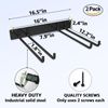 2 Pack Folding Chair Storage Rack Garden Tools Organizer Hangers Tool Wall Mount
