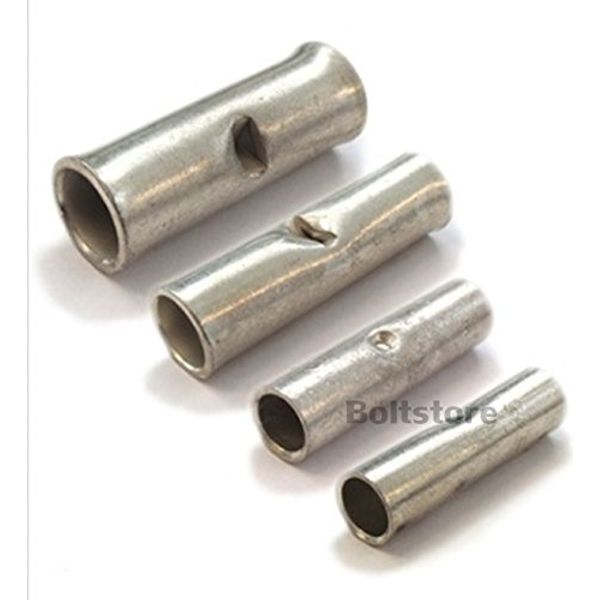 Hyfive Copper Tube Butt Connector - 70mm2 Cable Entry Size - 10 Pack (10 Single Units)