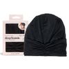 Kitsch Satin Hair Bonnet for Sleeping - Softer Than Silk Bonnet for Sleeping | Satin Hair Wrap for Sleeping | Satin Sleep Cap & Satin Bonnet Hair Cap | Sleeping Bonnets for Women (Black)