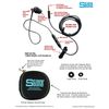 3.5mm 1-BUD Single Side Headset Wired Earbud Earphone One Ear Stereo Sound Left