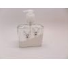 Hand Painted Soap Dispenser - Reindeers in the Snow