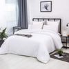 Houseri White Comforter King Size, 3 Pieces Lightweight Solid White Bedding Set King, All Season Soft Pure White King Size Comforter Set Extra Fluffy Ultra Comfy Bed Quilt (1 Comforter, 2 Pillowcases)