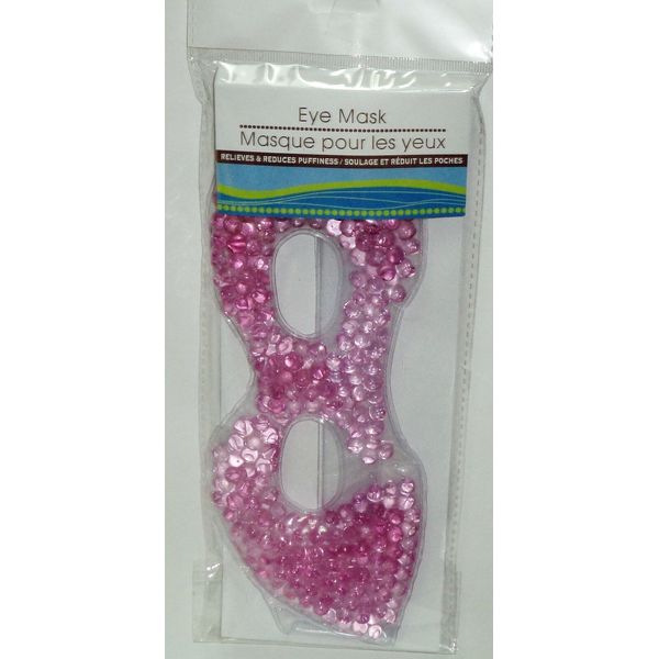 1 Revitalizing Eye Mask Relieves & Reduces Stress & Puffiness Reusable PURPLE