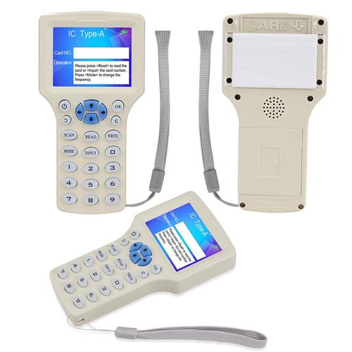 KDL RFID Smart Card Reader Writer NFC 13.56MHz Copier 125KHz Duplicator Multi-Frequency Decoding Software USB Support with 125KHz/13.56MHz Dual Frequency Writable Key fobs