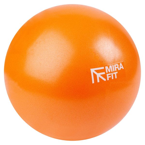 Mirafit 20cm Pilates and Yoga Exercise Workout Ball - Orange Ball