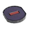 Cosco R 50 Round Date Stamp Replacement Pad, Blue Text with Red Date