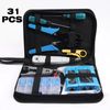 RJ45 Network Ethernet LAN Cat5e Cat6 Cable Tester Crimper Crimping Tools Set Kit