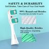 YMPBO Replacement Heads Compatible with Spinbrush Pro Clean Battery Powered Toothbrush, Brush Head Replacement Refill, 10 Pack