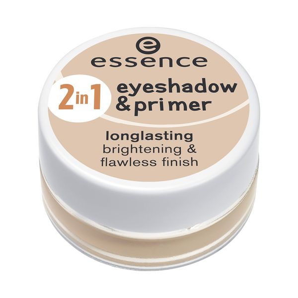 Essence - 2in1 eyeshadow & primer - 01 nude beige