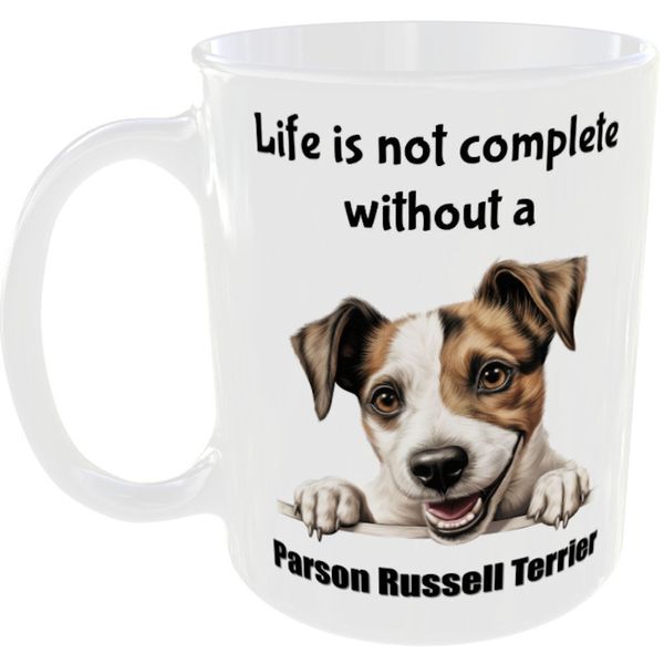 PARSON RUSSELL TERRIER MUG DOG BREED OWNER GIFT COFFEE TEA CUP PET LOVERS CANINE