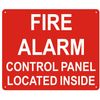 FIRE Alarm Control Panel Located Inside Sign-(red,Reflective !!10X12)-REF24-1027