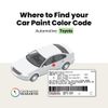 TouchUpDirect D09 Refraction Compatible with Toyota Exact Match Touch Up Paint Combo - Platinum Kit