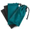 Edison & King Pack of 4 glasses case and cleaning cloth in one – made of microfibre cloth material (mix)