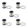 5X Replace Fuel Filter Kit & Gaskets 23304096 TP1015 for Chevrolet GMC