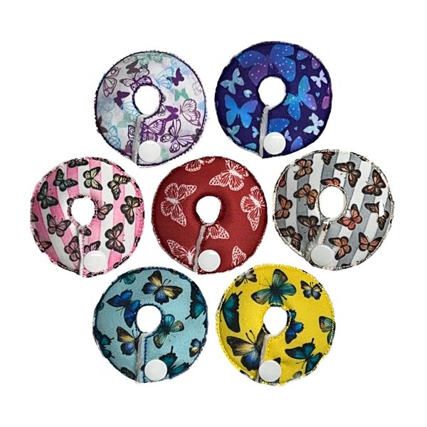 Cutie Button Pads G/j Tube Pad 7 Pack (Butterfly's)