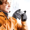 ANTEVIA - Touch gloves, Actium grey, One size