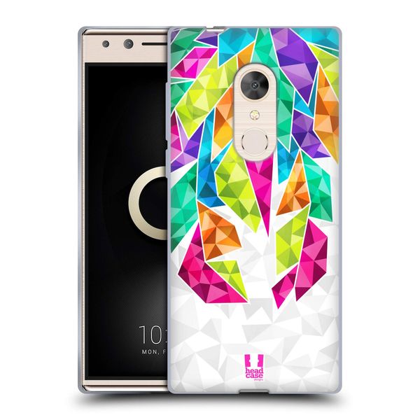 Head Case Designs Tickle Geometric Feathers Soft Gel Case Compatible With Alcatel 5 (2018)