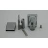 Shower Door Slider | Lower | Spring Loaded Single Hook | ROLL034