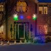 LED Projection-Whirl-a-Motion-Stars Multi-color Stake Light