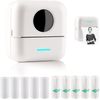 Thermal Printer, Smartphone Compatible, Thermal Printer, Mini Issue Error Printer, Handy Printer, Bluetooth Connection, USB Cable Included, Thermal Printing, Mobile Printer, Travel Type, Notebook,