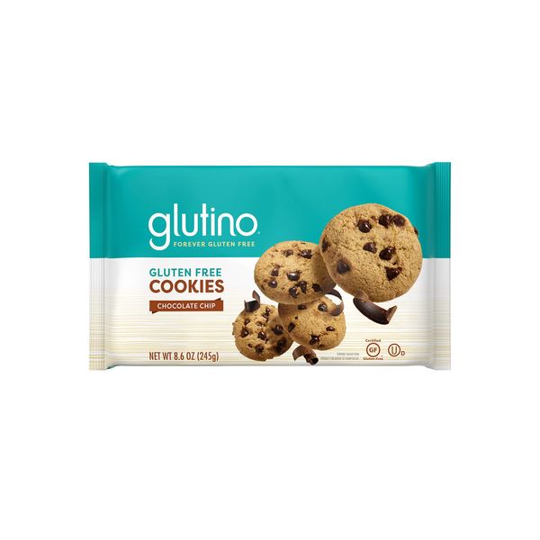 Glutino Gluten Free Chocolate Chip Cookies, Decadent Cookies, 8.6 Ounce (07035)