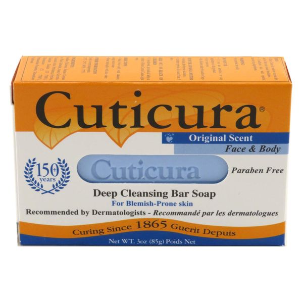 Cuticura Original Soap Bar 3 Ounce Box (88ml) (6 Pack)