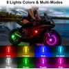 6X Wireless LED Strobe Lights Remote Control 8 Colors Rechargeable Warning Light