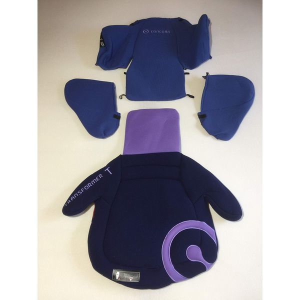 Original Bezug Ersatzbezug für Concord Transformer T, Transformer Click und Transformer X-Bag blau-lila NEU