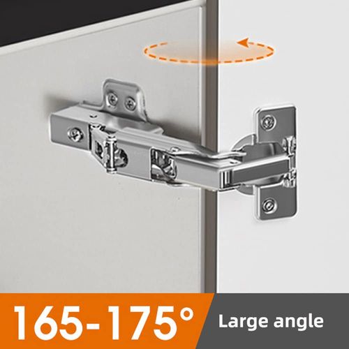 2Pack 165 Degree Soft Close Cabinet Hinge is Suitable for Frameless Kitchen Cabinet Folding, Folding Doors, Corner Cabinet Doors, and Wardrobe Doors ﻿