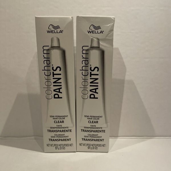 (2) Wella Color Charm Paints Semi-Perm Color - Clear