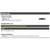 3rd Third Brake Light - Center High Stop Lamp - Compatible with 2001-2007 Dodge Caravan