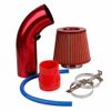 Aluminum Car Cold Air Intake Pipe 3" & Filter w/Clamp+Access