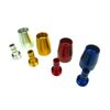 Mini Moto Hose End Cap 2 Piece Construction Silver