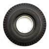 Solid PU Tyre 3.00-4 4 Inch Black Puncture Proof Fits Mobility Scooter Block Tread