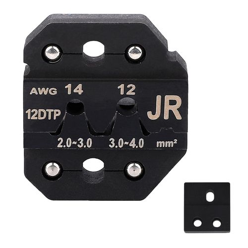 JRready ACT-12DTP Crimp Die for Open Barrel Crimping Tool ACT-LY Frame, Deutsch DTM Connector Pin Crimp Die for Size 12 Stamped Contacts(12-14AWG)