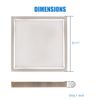 MingBright 11 Inch Square LED Ceiling Light Flush Mount Die Casting Ceiling Lamp