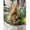 Adorable Prim HM Bunny Melts 3” Old Mold Primitive Chocolate Look Easter Lot 3