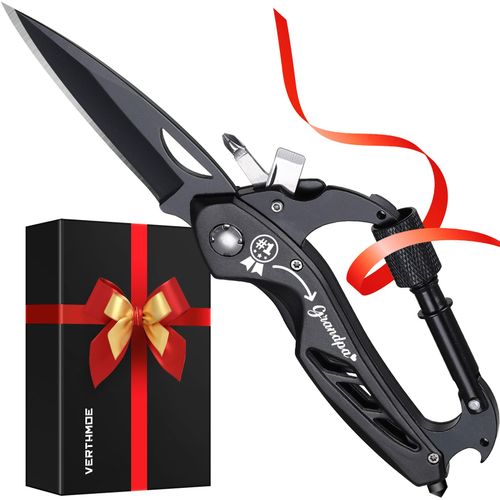 Gifts for Grandpa, Grandpa Gifts for Fathers Day, Grandpas Multitool Gift for Fathers Day Birthday, EDC Outdoor Grandpas Gift