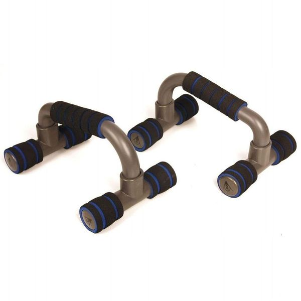 DUNLOP Push up Bar - Pressure rests - 2 Pieces - Red or Blue