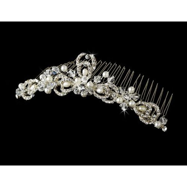 Pearl & Rhinestone Bridal Comb
