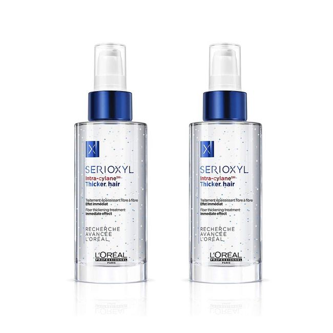 [2pack] L'Oreal Serioxyl Thicker Hair Growth Liquid Serum 90ml / 3.04 fl.oz