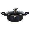 Blaumann 8 Pcs Cookware Pots Pans Set with Soft Touch Handles & Kitchen Tool Set (Aquamarine)