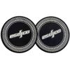 Pro DJ Essentials 2-Pack Classic ESDJCO Matrix Turntable Strobe Slipmats - Black