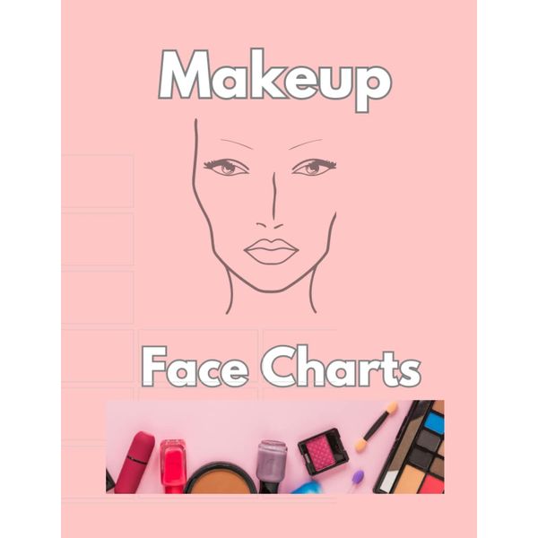 Makeup Face Charts: Blank Professional Makeup Face Charts, 120 Pages