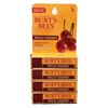 Burt's Bees Wild Cherry Moisturizing Lip Balm 0.15 oz 4 Pack