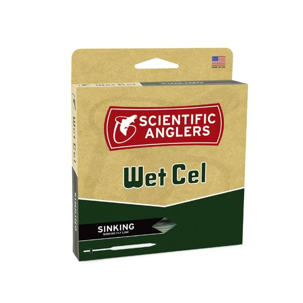 Scientific Anglers Wetcel Type II General Purpose Sinking Lines, Brown, WF- 5-S