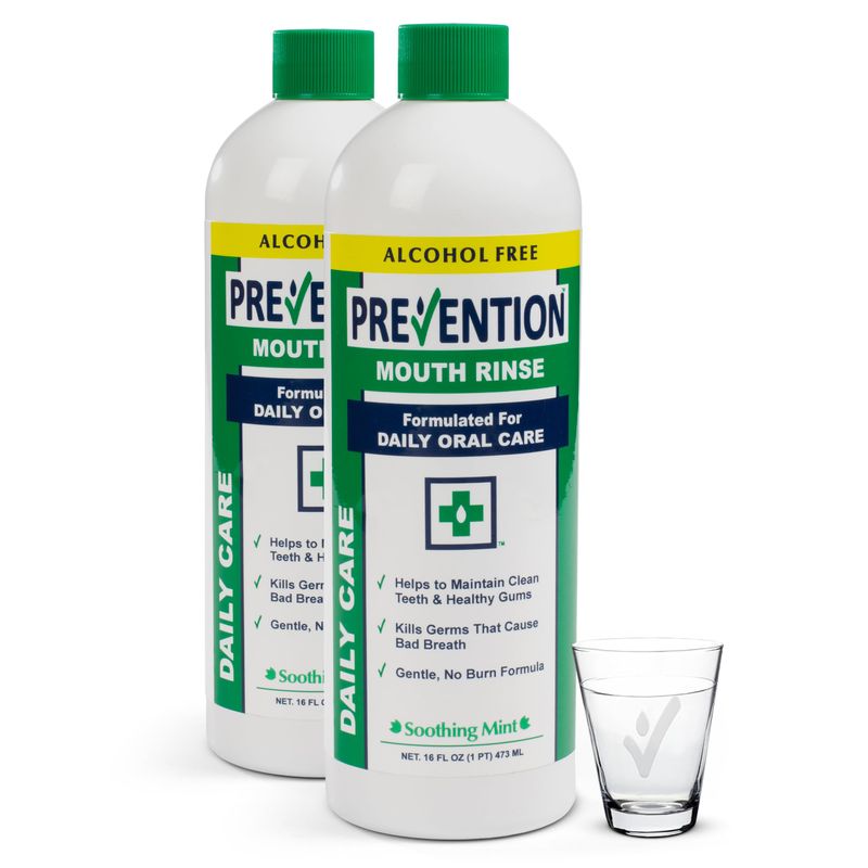 Prevention Daily Care Alcohol-Free Mouthwash, Hydrogen Peroxide Teeth ...