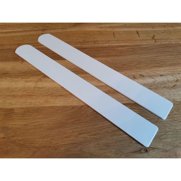 White UPVC Window Board/Cill Cover 2m Long 9mm Thick Plastic Window Sill Capping (End Caps Only)