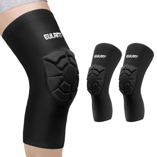 EULANT Soft Volleyball Knee Pads for Juniors & Adults,Elastic Knee Protectors for Dance Handball Football MTB Goalkeeper Basketball Gymnastics Wrestling Yoga Working,XXL