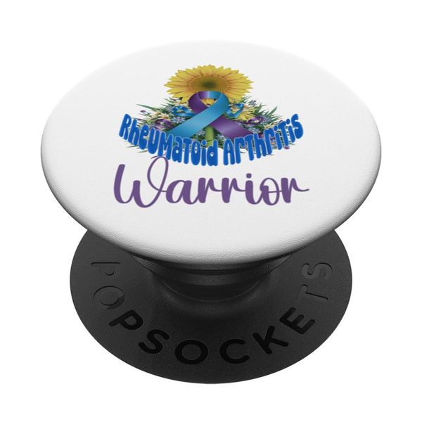 rheumatoid arthritis Awareness Sunflower PopSockets Swappable PopGrip